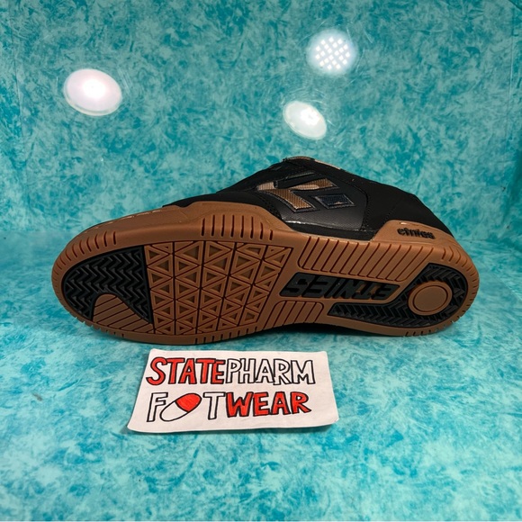 Etnies Faze Men’s Black Camo Low Top Chunky Retro Skate Shoes Size - Picture 5 of 5